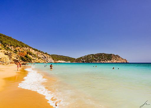 Aguas Blancas beach in Ibiza
